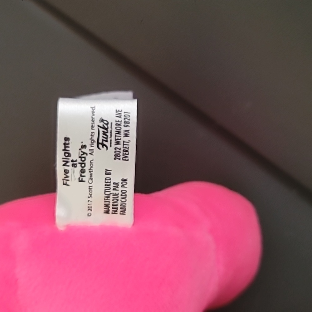 Five Nights at Freddy Blacklight Freddy Plush -Pink Sold out online! - Picture 3 of 4